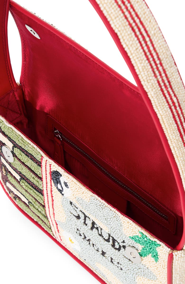 STAUD Tommy Beaded Shoulder Bag, Alternate, color, California Grown