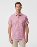 Lords of Harlech Retro Star Mens Printed Button Up Shirt