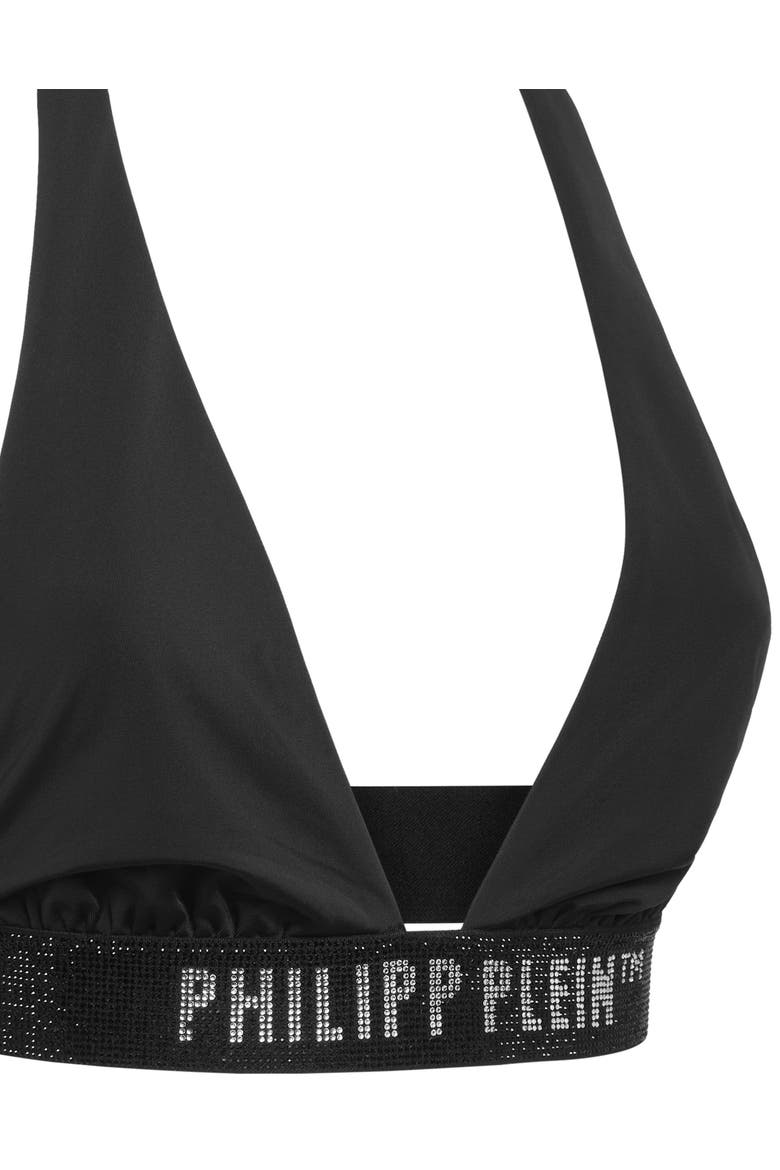 Swimwear Top Triangle Bra Elastic Women, Alternate, color, black