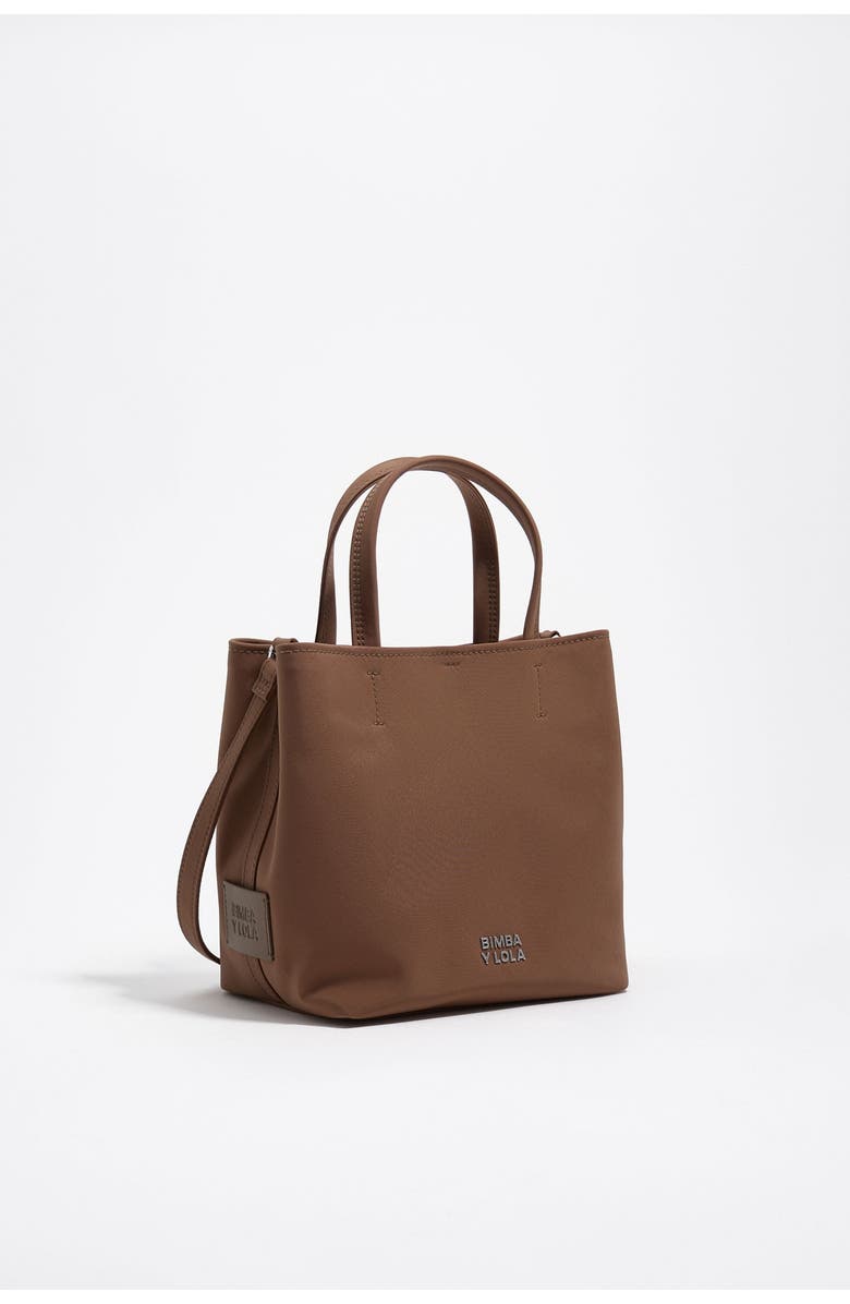 Bimba y Lola Medium Nougat Nylon Chihuahua Bag, Main, color, Nougat