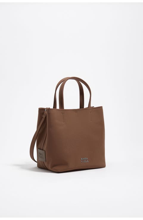 Medium Nougat Nylon Chihuahua Bag