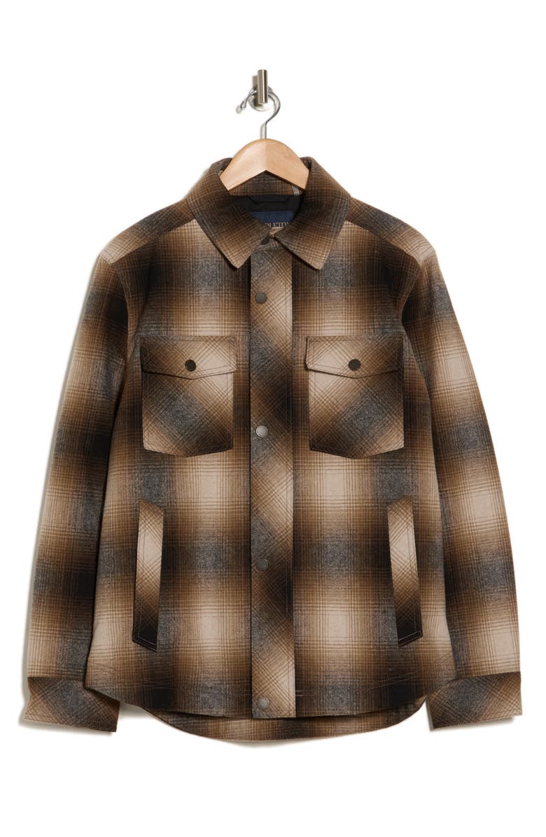 Pendleton Wool Blend Shirt Jacket, Main, color,