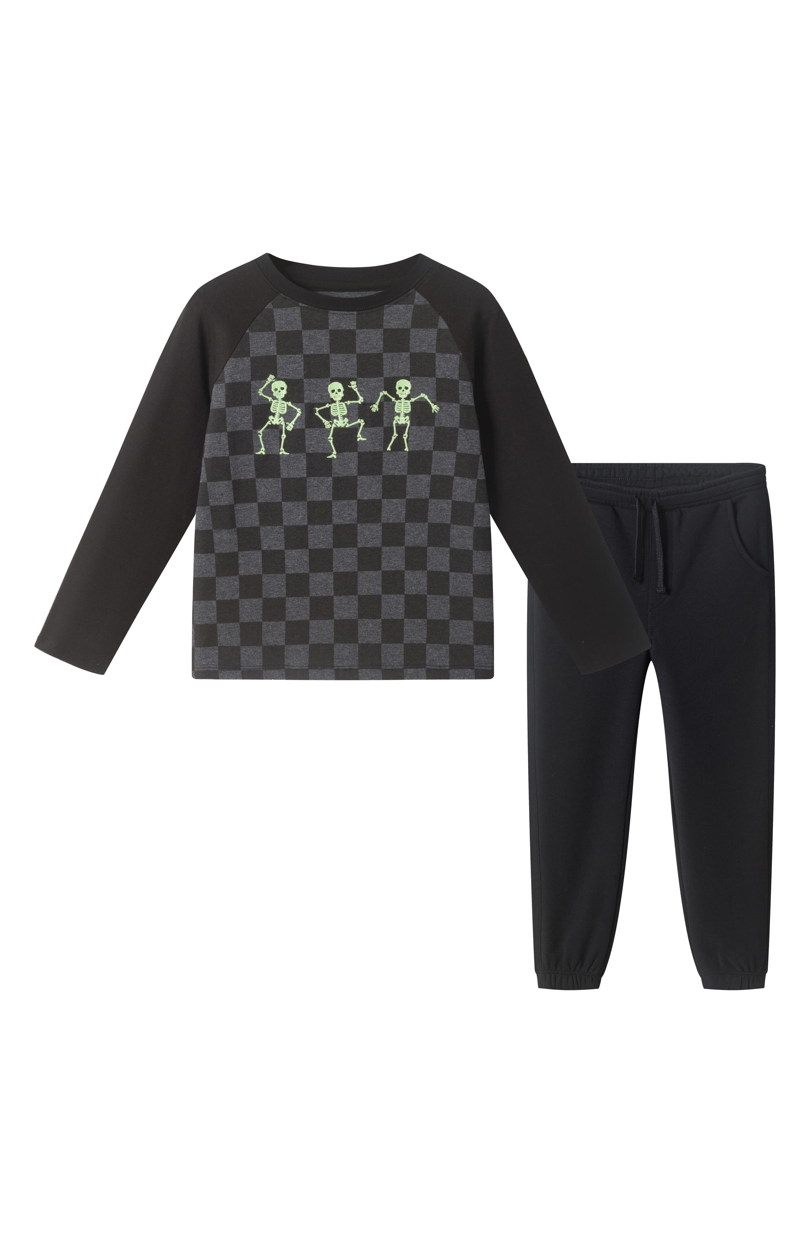 Kids' Skeleton T-Shirt & Pants Set