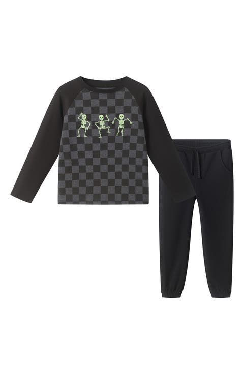 Kids' Skeleton T-Shirt & Pants Set
