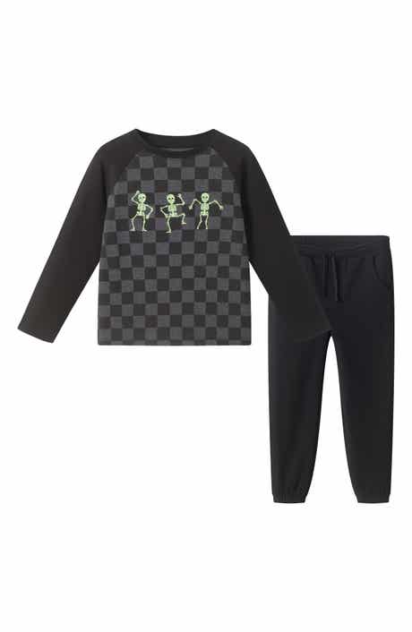 Kids' Skeleton T-Shirt & Pants Set