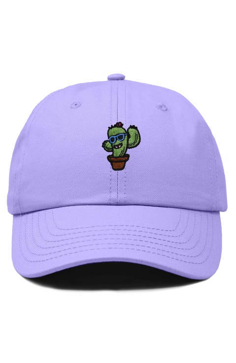 Cactus Embroidered Casual Cap