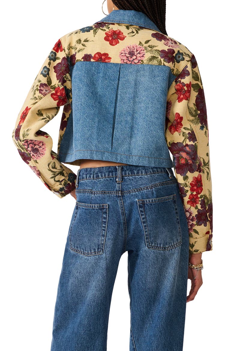 Caelan Crop Jacket, Alternate, color, AUTUMN BLAZE