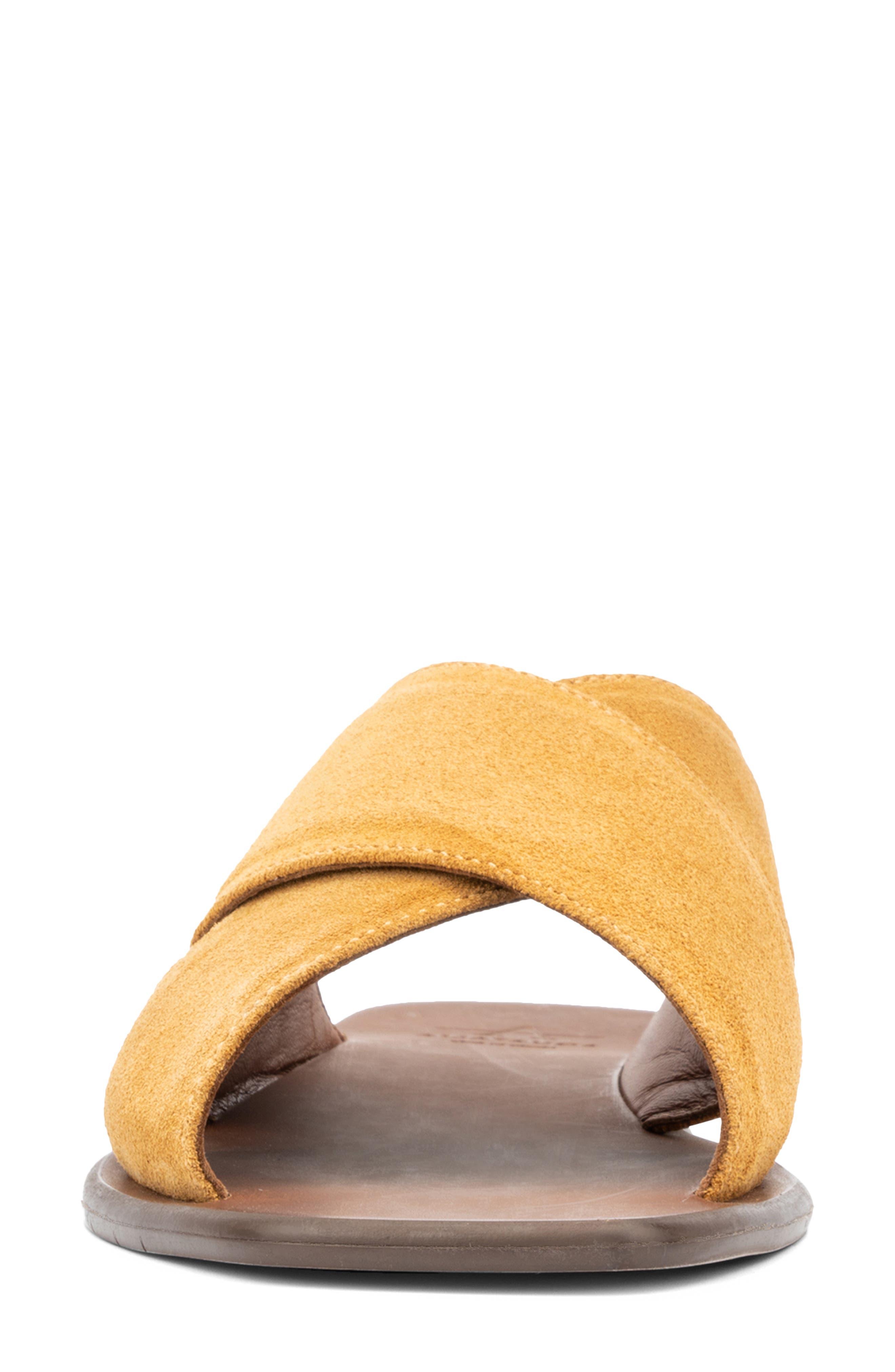 Britt Water Repellent Slide Sandal, Alternate, color, WHEAT