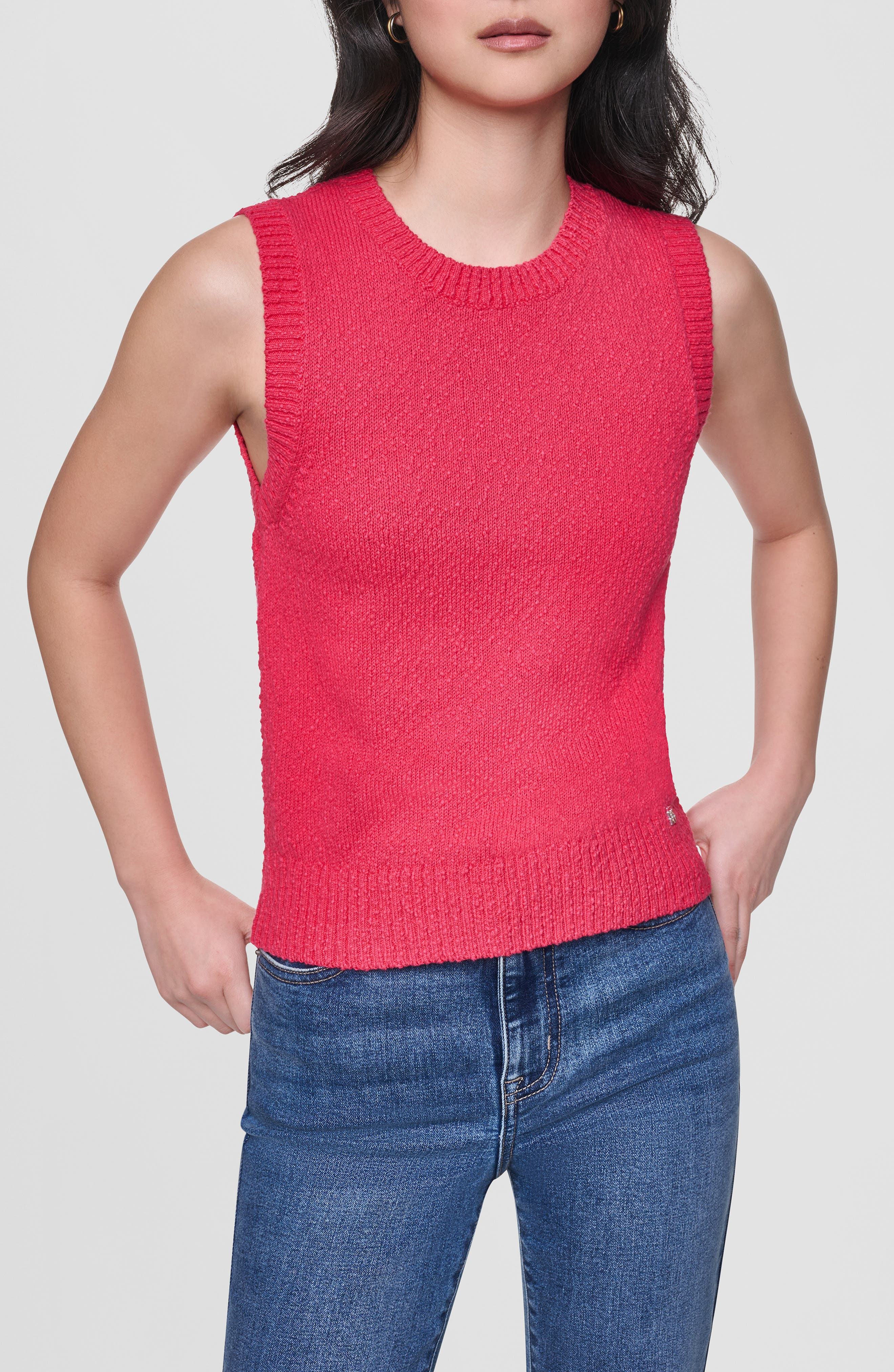 DKNY Jeans Sleeveless Sweater Tank