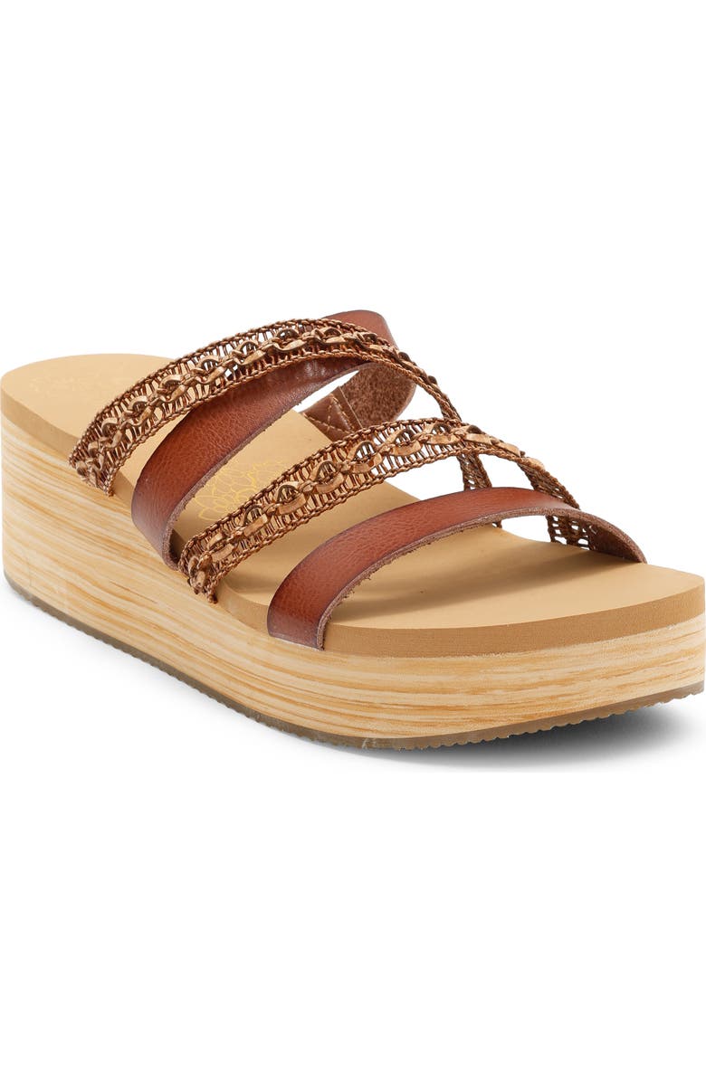 SKECHERS Summer Platform Sandal, Main, color, Luggage