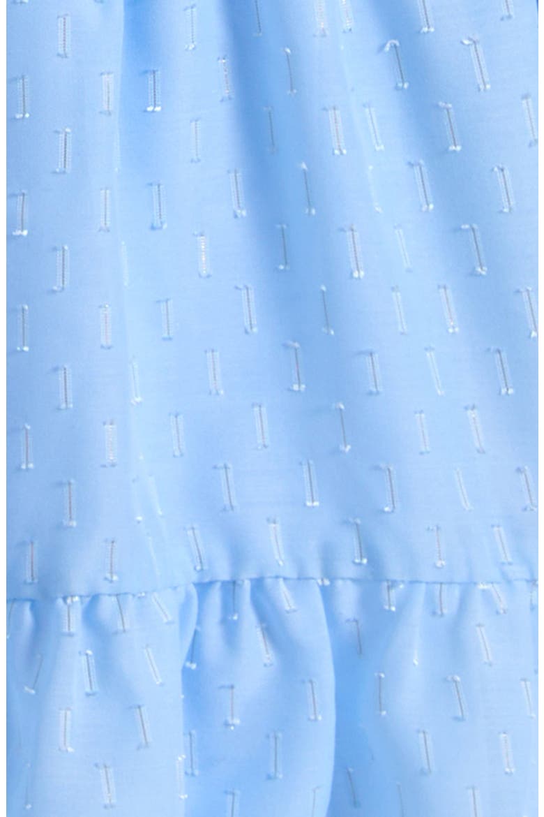 Kids' Smocked Long Sleeve Dress, Alternate, color, PERI BLUE
