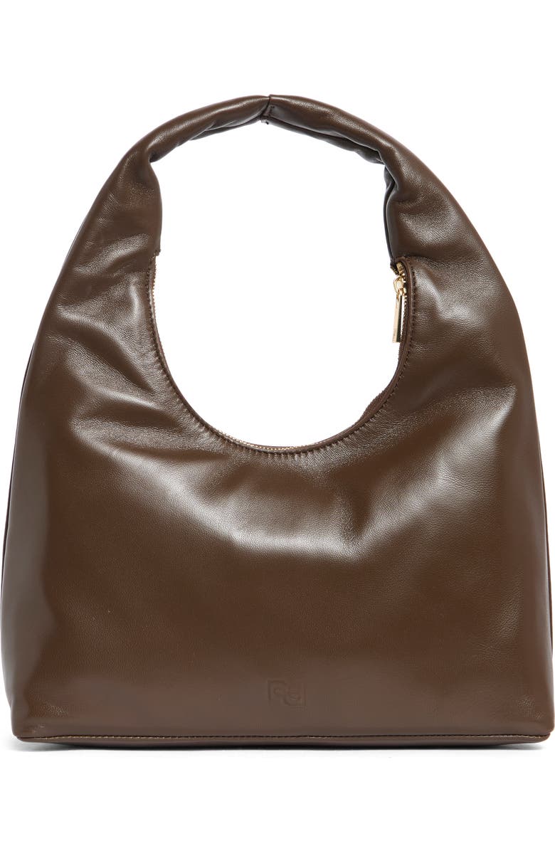 Reformation Willow Leather Shoulder Bag, Alternate, color, Pinecone Leather