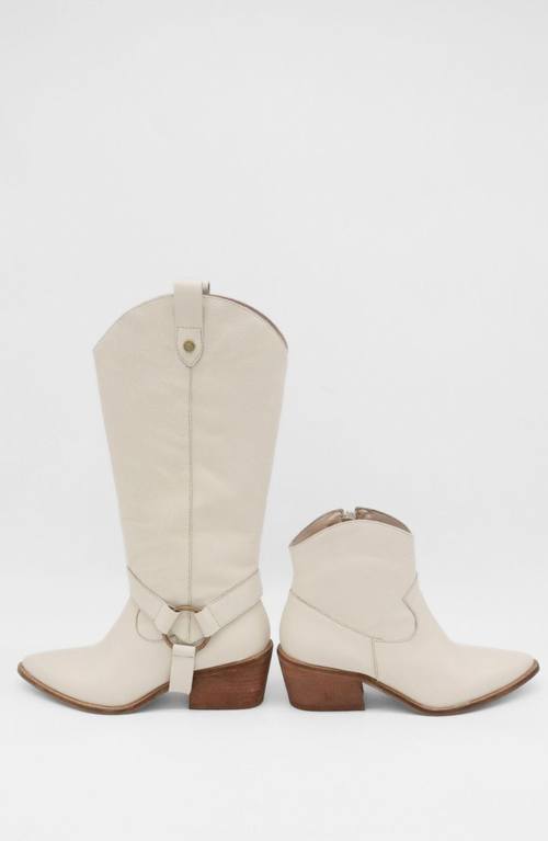Stivali New York Penelope Western Cowboy Convertible Boots In Multi