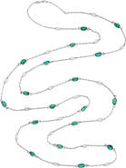 Mindi Mond Emerald Gatsby Chain Necklace