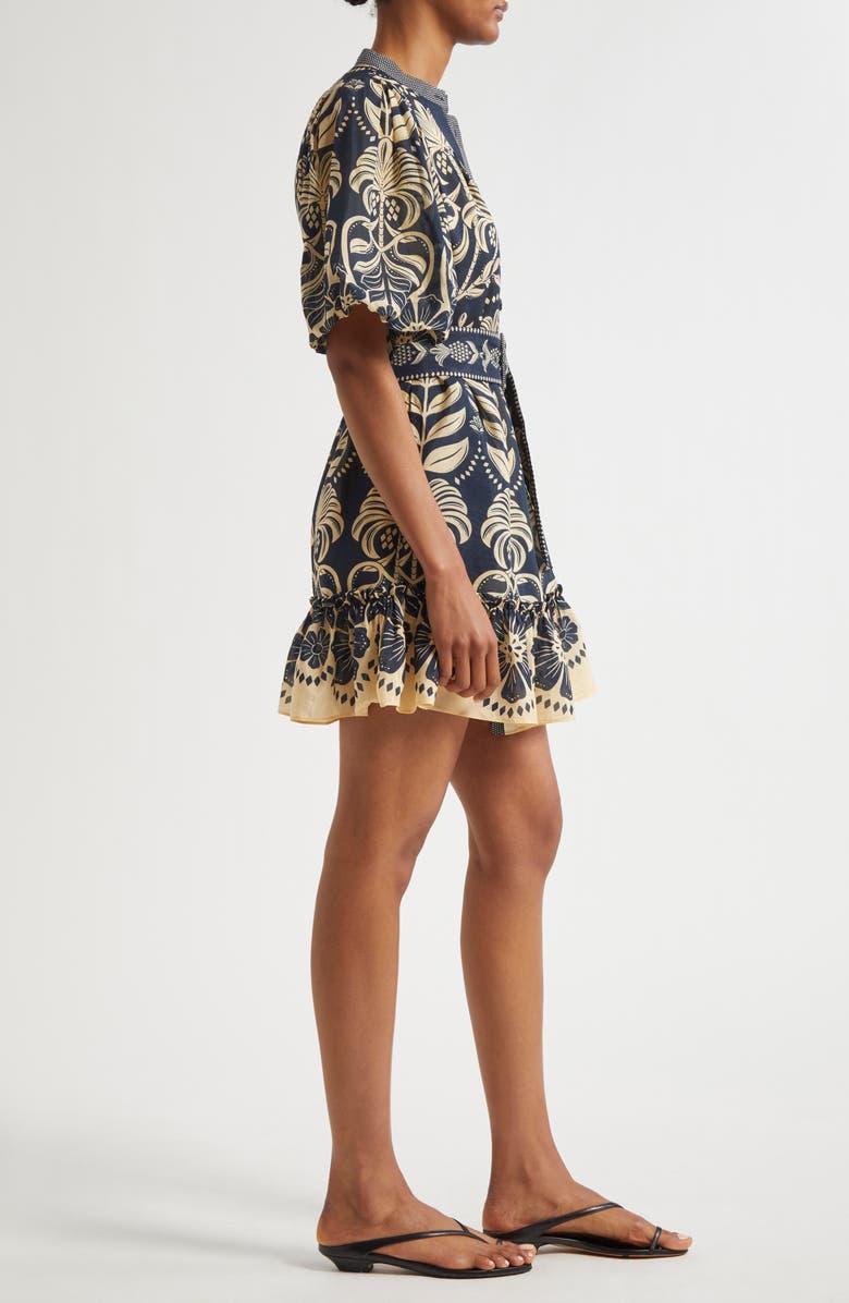 FARM Rio Ainika Tropical Spendor Mini Dress, Alternate, color, 