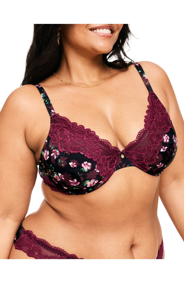 Adore Me Aleena Unlined Plunge Bra, Alternate, color,