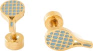 Pip Pop Tennis Racquet Stud Earring