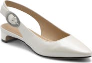 Adrienne Vittadini Papina 2 Pointed Toe Slingback Pump