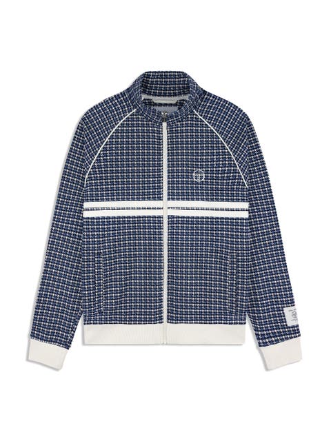 Dallas Houndstooth Track Jacket