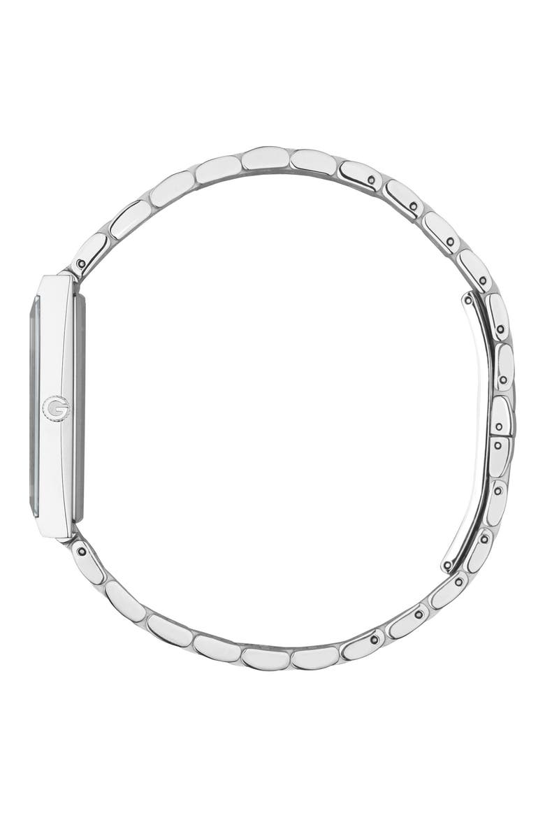 G-Frame Bracelet Watch, Alternate, color, SILVER/PINK