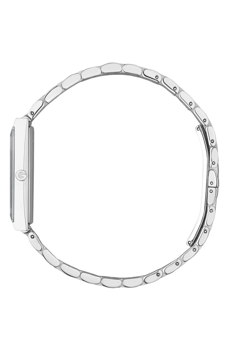 Gucci G-Frame Bracelet Watch, Alternate, color, Silver/Pink