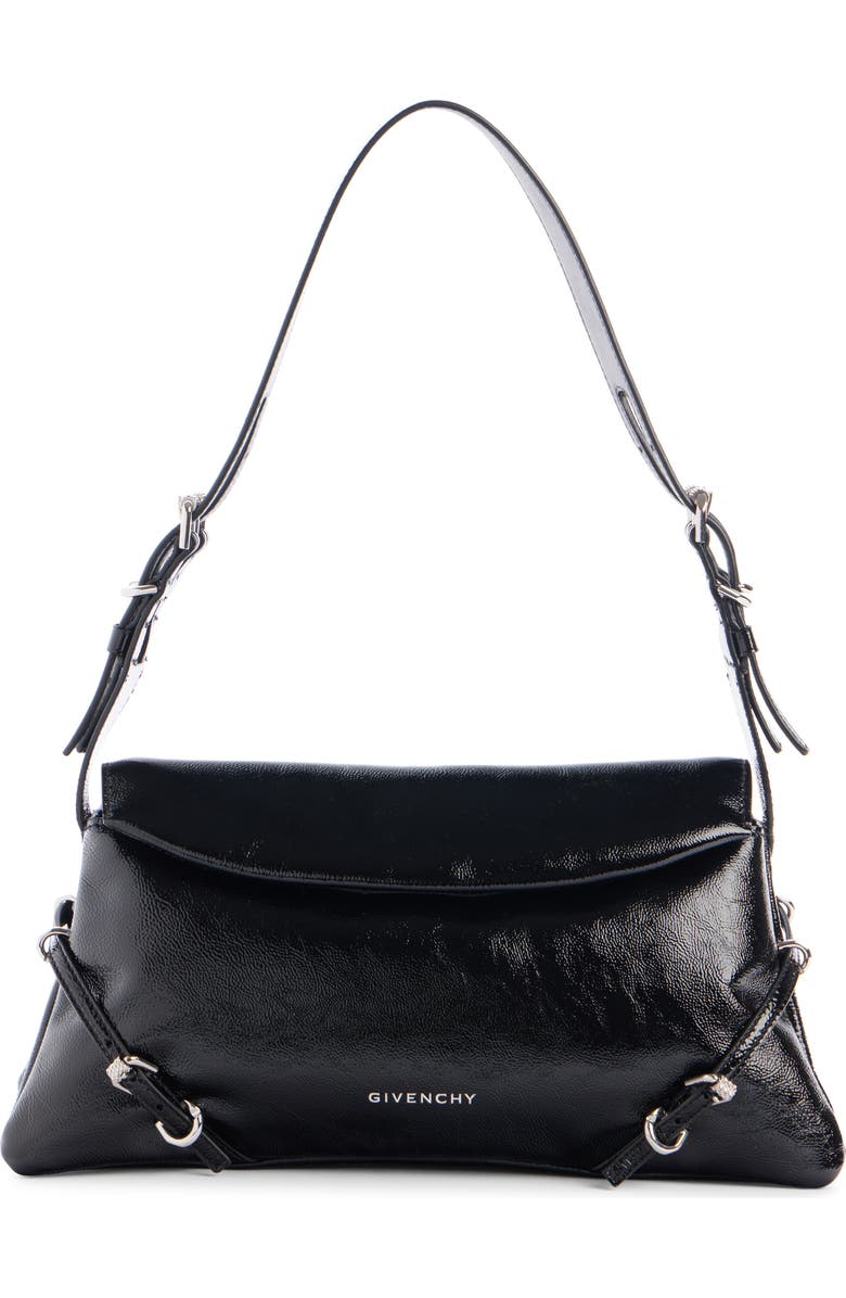 Givenchy Small Voyou Patent Leather Shoulder Bag, Main, color,