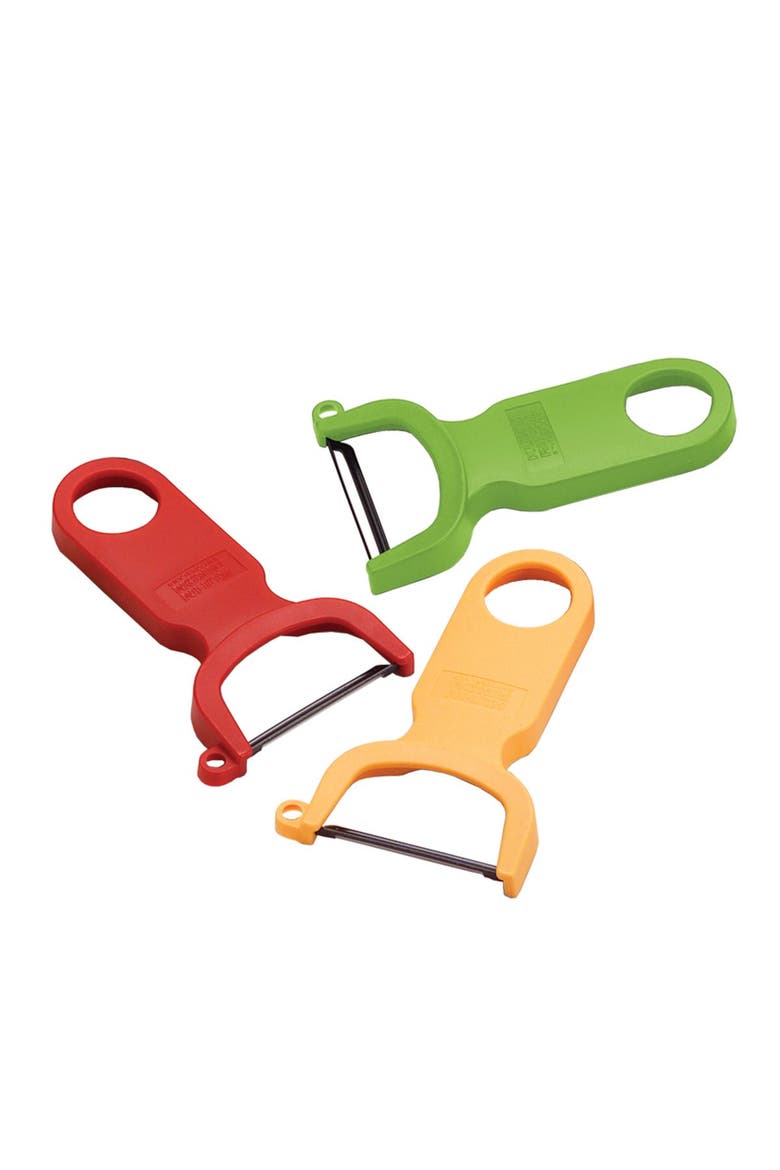 Original Swiss Peeler 3 Piece Set, Red/Green/Yellow, Alternate, color, Multicolor