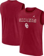 Jordan Brand Men's Jordan Brand Crimson Oklahoma Sooners Primetime Tricode Legend Performance Tank Top