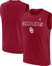 Jordan Brand Men's Jordan Brand Crimson Oklahoma Sooners Primetime Tricode Legend Performance Tank Top
