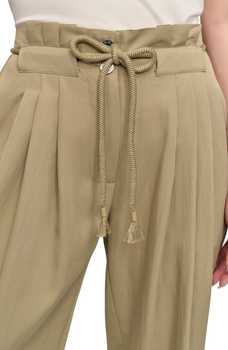 DKNY Rope Tie Wide Leg Pants, Alternate, color, 