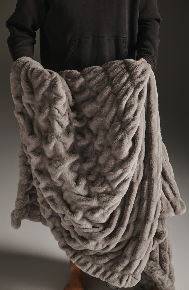 LOLA BLANKETS Original Throw Blanket, Alternate, color, Silver Linings