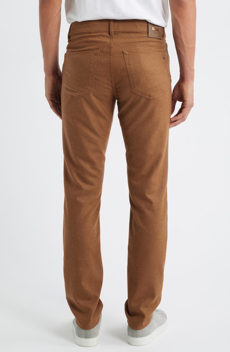 Brax Chuck Modern Fit Ceramica Flannel Five-Pocket Pants, Alternate, color, Toffee
