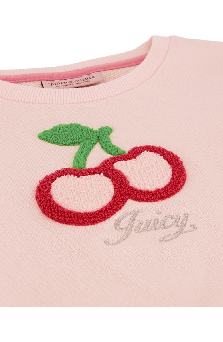 Juicy Couture Sweatshirt, Flare Leggings & Headband Set, Alternate, color, Pink Multi