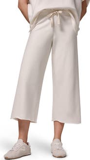 Donna Karan New York Cotton Terry Crop Drawstring Pants