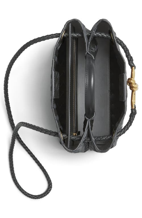 Bottega Veneta Small Andiamo Intrecciato Suede Shoulder Bag