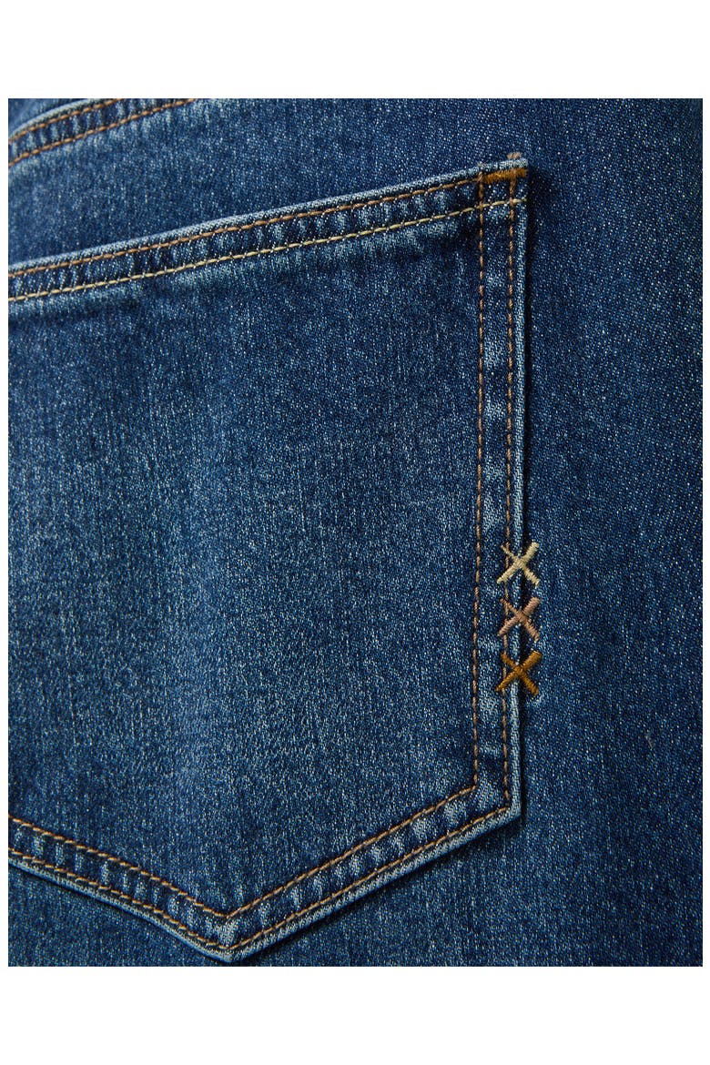 The Wave High Waist Wide Leg Jeans, Alternate, color, TRIBECA
