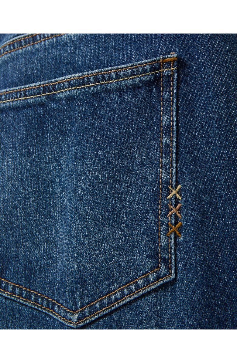 Scotch & Soda The Wave High Waist Wide Leg Jeans, Alternate, color, Tribeca