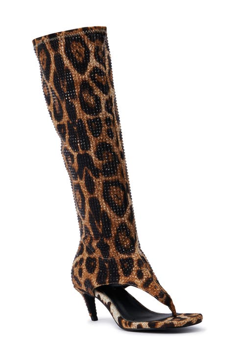 Cecile Animal Print Sandal (Women)
