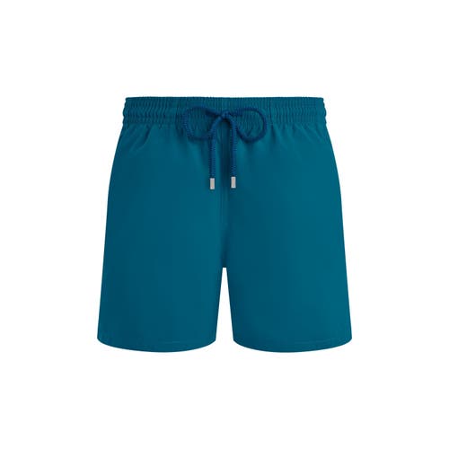 Vilebrequin Solid Recycled Polyamide Swim Shorts In Paon