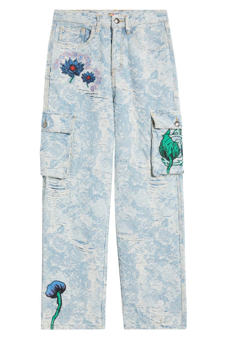 DARK LOTUS PANTS, Main, color, BLUE