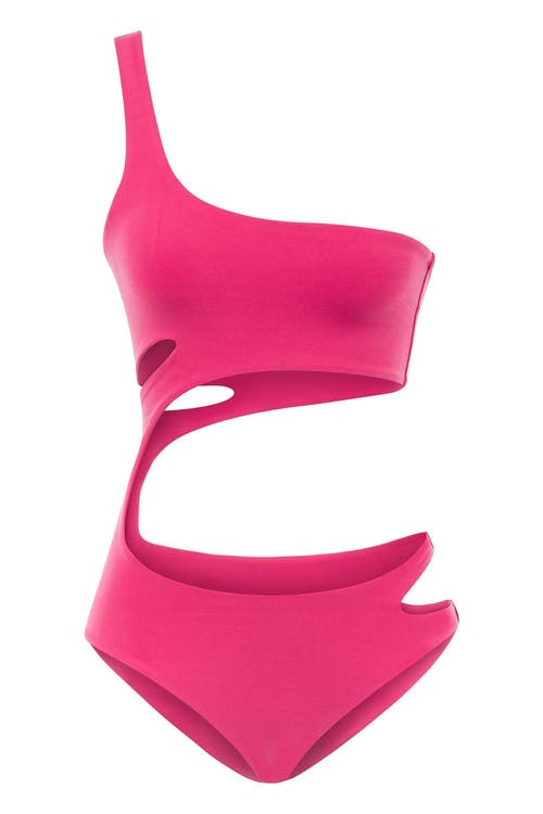 Jendue Ocean Cutout Swimsuit Jakaranda In Red