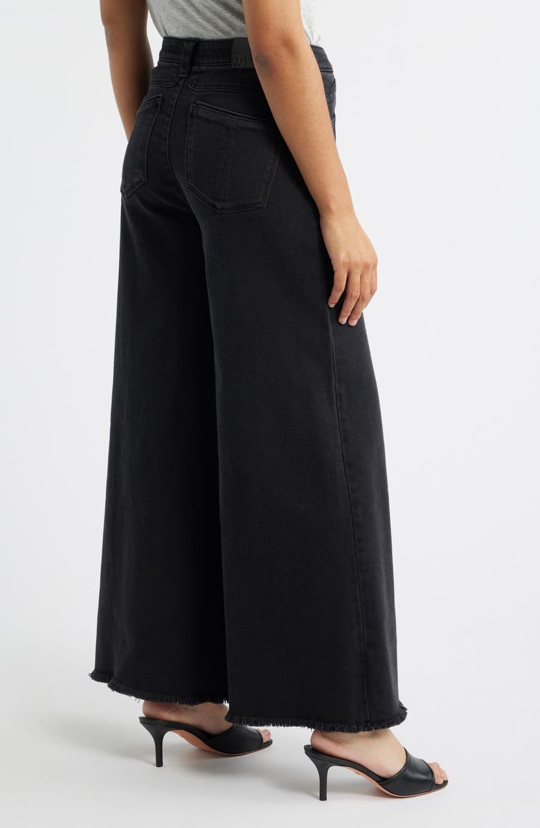Wit & Wisdom Skyrise Seamed Super Wide Leg Jeans, Alternate, color, Washed Black Artisanal