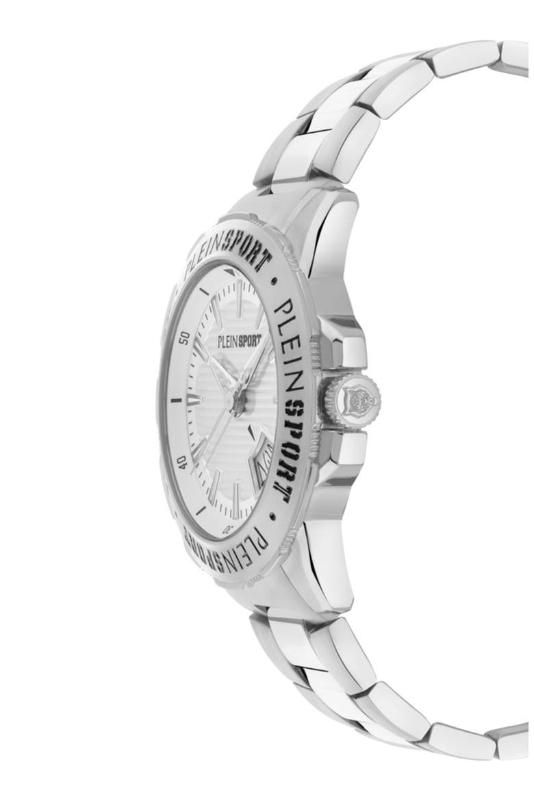 Rampage Bracelet Watch, 44mm, Alternate, color, STAINLESS STEEL
