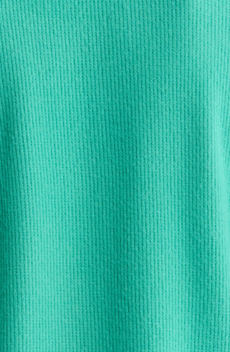 PJ Salvage Waffle Knit Short Pajamas, Alternate, color, Soft Green