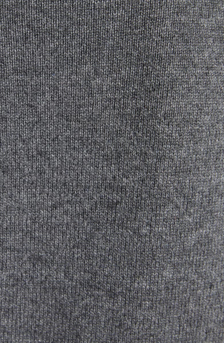 TOM FORD Wrap Detail Cashmere & Cotton Sweater, Alternate, color, Ig712 Dark Grey Melange
