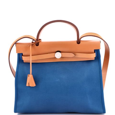 Herbag Zip Leather and Toile 31