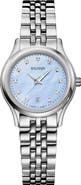 Balmain Beleganza Diamond & Mother-of-Pearl Bracelet Watch, 27.5mm