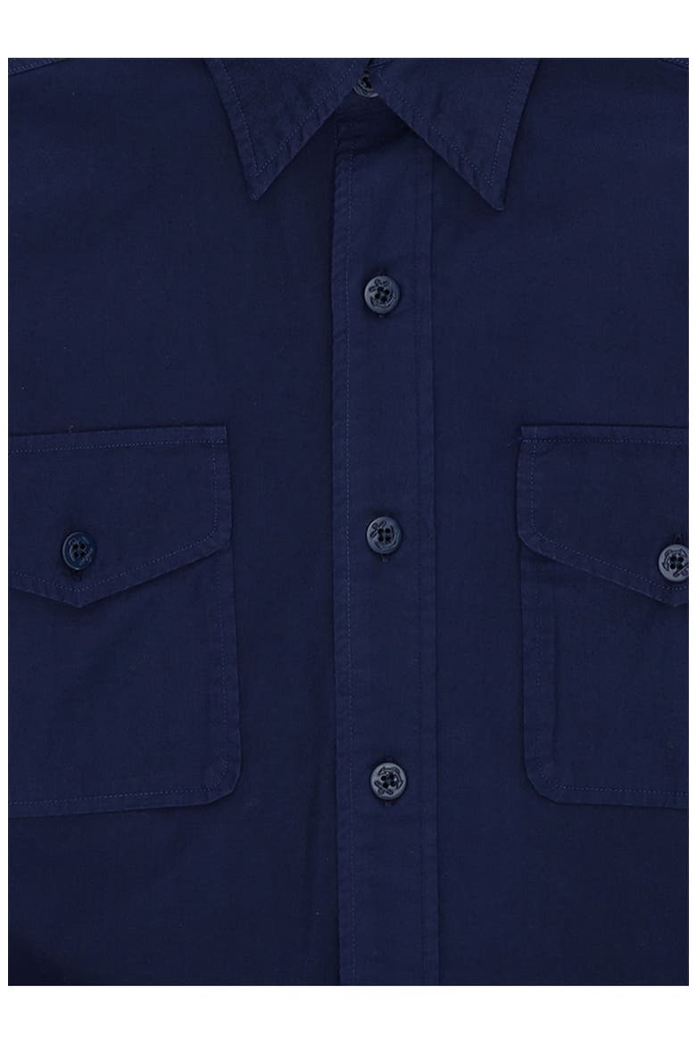 CPO Twill Cotton Overshirt, Alternate, color, INDACO