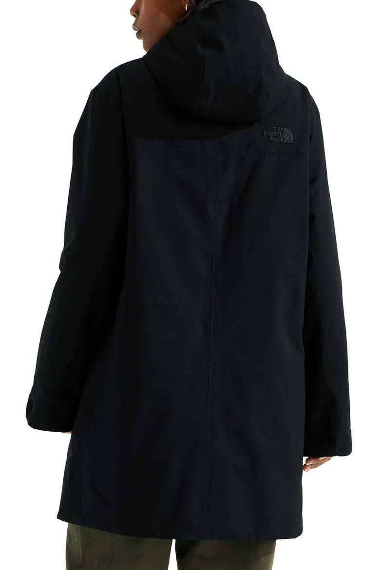 TNF Range DryVent Hooded Parka, Alternate, color, TNF BLACK