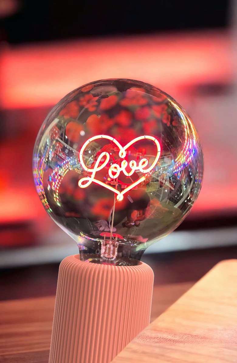 Message in the Bulb Love Bulb Portable Table Lamp, Alternate, color, 